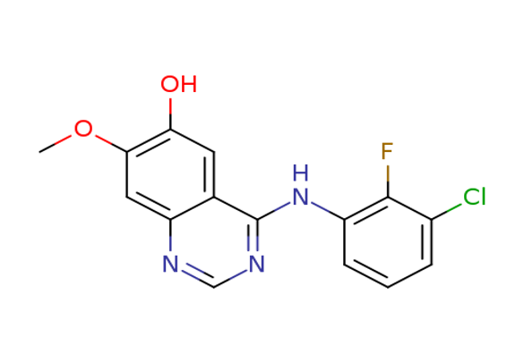 4-(3-Chloro-2-fluoroanilino)-6-hydroxy-7-methoxyquinazoline