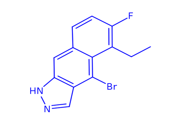 4-bromo-5-ethyl-6-fluoro-1H-benzo[f]indazole