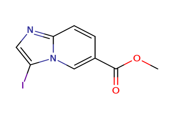 3-Iodoimidazo[1,2-a]pyridine-6-carboxylic acid methyl ester