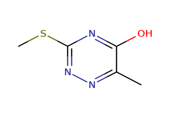 6-Methyl-3-(methylthio)-1,2,4-triazin-5(4H)-one