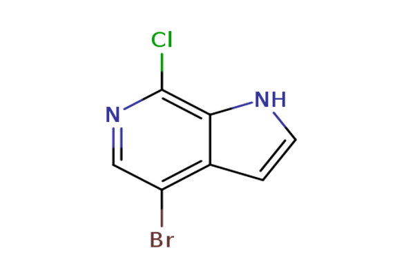 4-bromo-7-chloro-1H-pyrrolo[2,3-c]pyridine