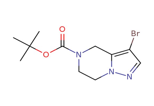 tert-butyl 3-broMo-6,7-dihydropyrazolo[1,5-a]pyrazine-5(4H)-carboxylate