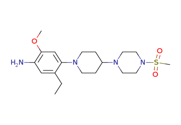 5-ethyl-2-Methoxy-4-(4-(4-(Methylsulfonyl)piperazin-1-yl)piperidin-1-yl)aniline