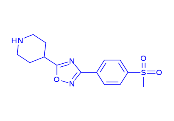 4-{3-[4-(Methylsulfonyl)phenyl]-1,2,4-oxadiazol-5-yl}piperidine