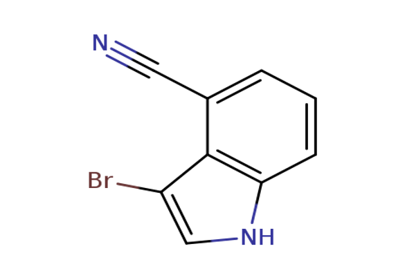 3-Bromo-1H-indole-4-carbonitrile