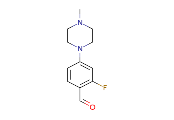 2-Fluoro-4-(4-methyl-1-piperazinyl)benzaldehyde
