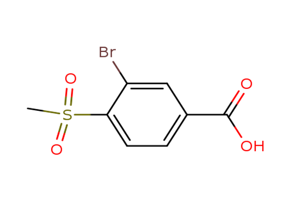 3-Bromo-4-(methylsulfonyl)benzoic Acid