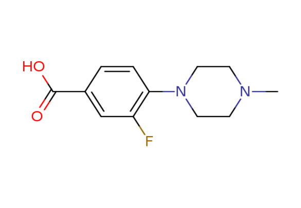 3-Fluoro-4-(4-methyl-1-piperazinyl)benzoic Acid