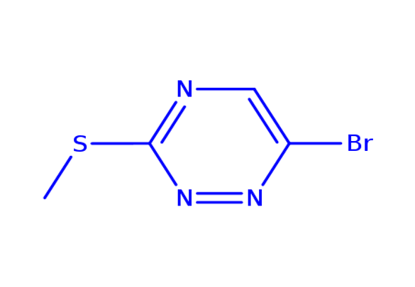 6-bromo-3-(methylthio)-1,2,4-triazine