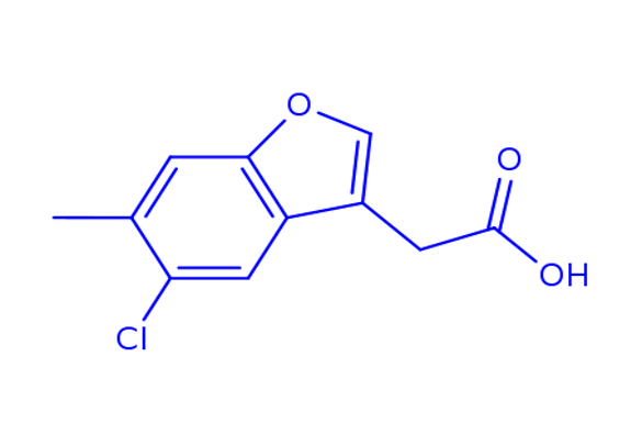 (5-chloro-6-methyl-1-benzofuran-3-yl)acetic acid