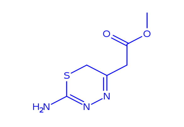 methyl 2-(2-amino-6H-1,3,4-thiadiazin-5-yl)acetate