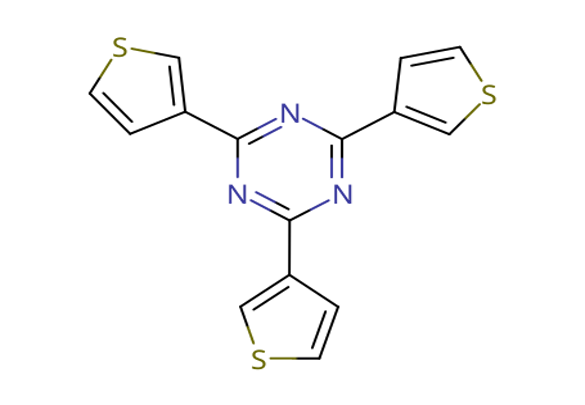 2,4,6-tri(thiophen-3-yl)1,3,5-triazine