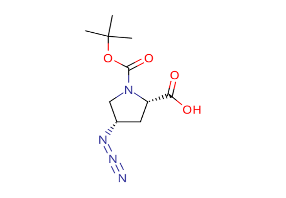 (2S,4S)-4-azido-1-[(tert-butoxy)carbonyl]pyrrolidine-2-carboxylic acid