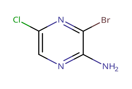 3-Bromo-5-chloropyrazin-2-amine