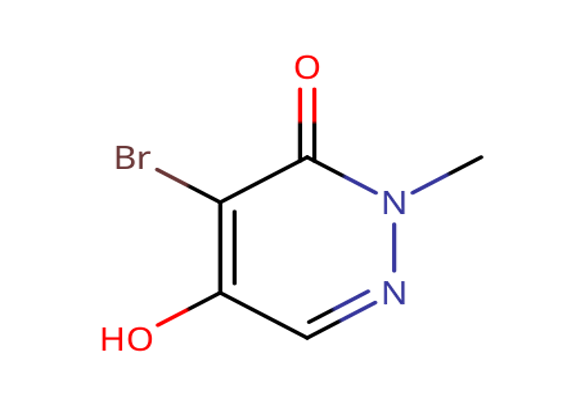 4-Bromo-5-hydroxy-2-methyl-2H-pyridazin-3-one