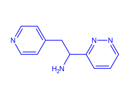 1-(Pyridazin-3-yl)-2-(pyridin-4-yl)ethan-1-amine