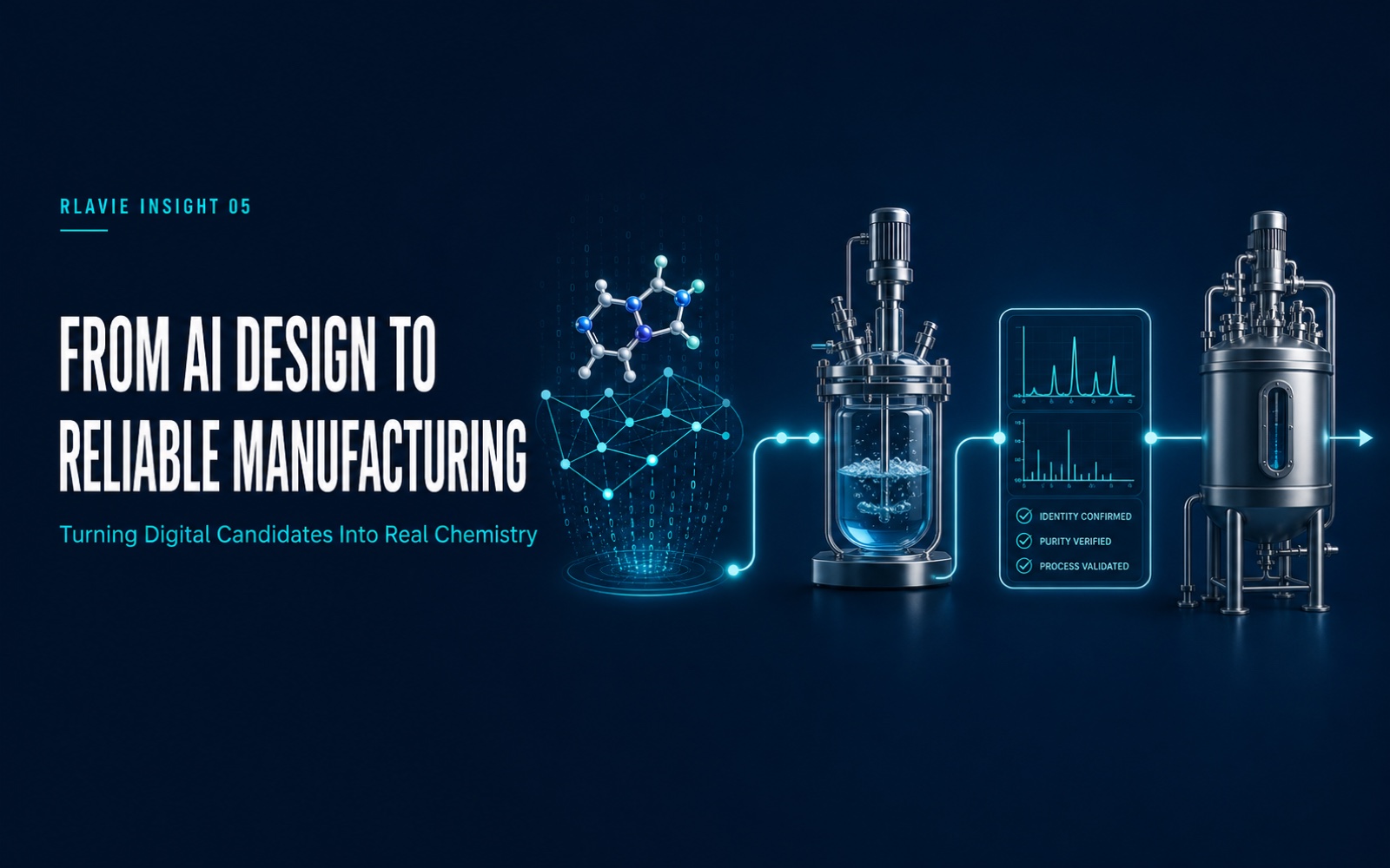 From AI Molecule Design to Reliable Manufacturing